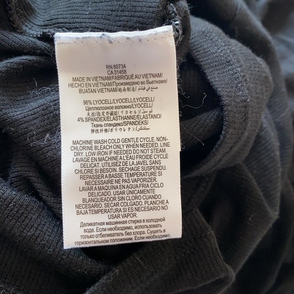 BCBGMaxAzria Ribbed Black Tank Dress - Picture 6 of 7